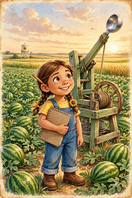 Cover of Mabel and Friends Book 7: Junebug and the Runaway Watermelon